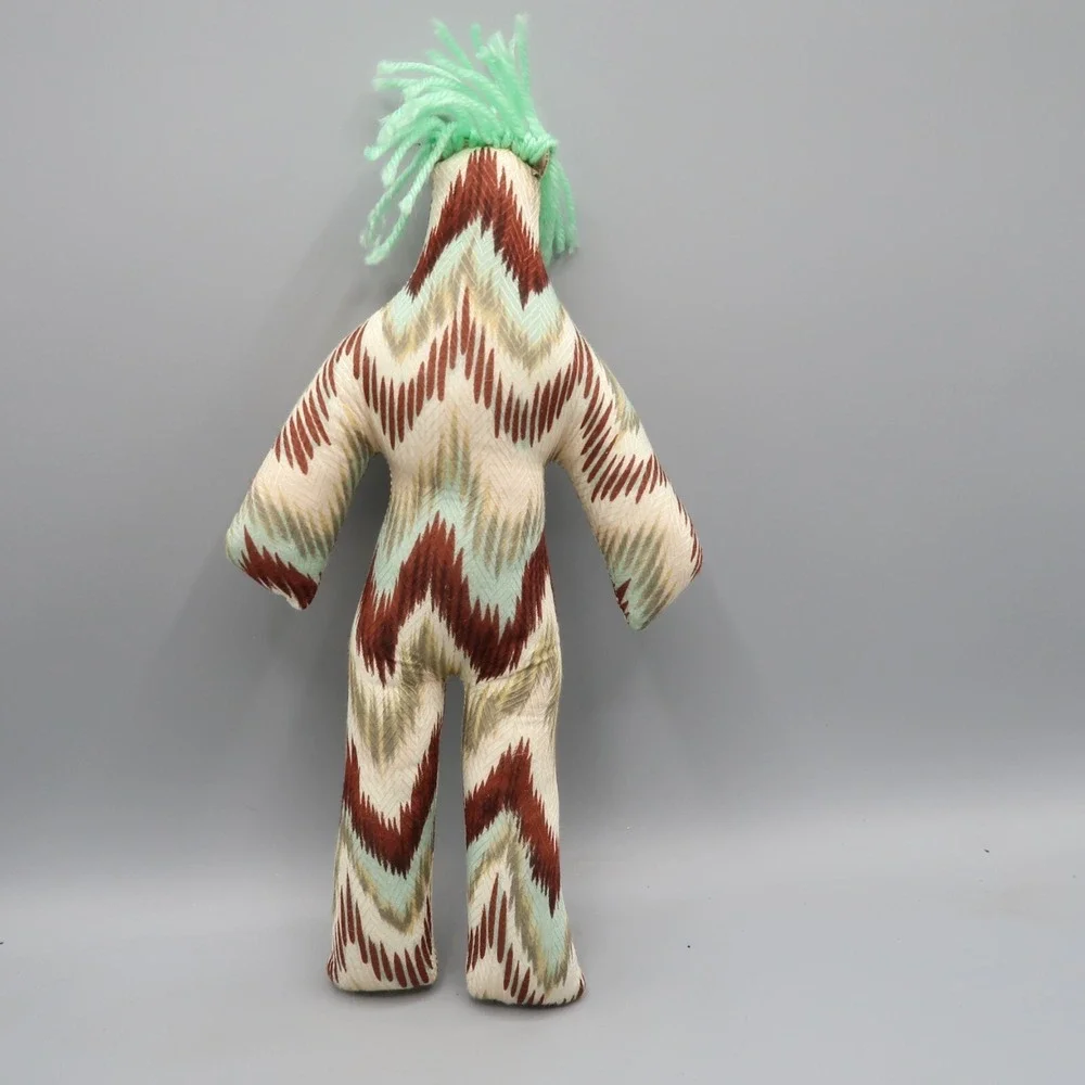 Dammit Doll Stress Relief‎ Plush Blue Brown Cloth Doll for Slamming Throwing